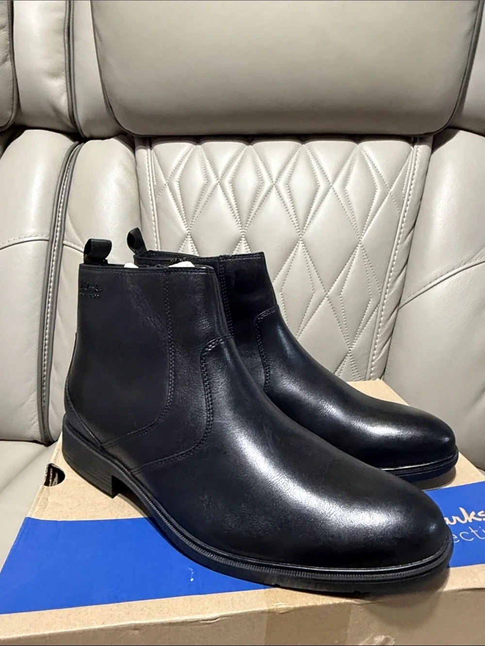 Clarks sleek black